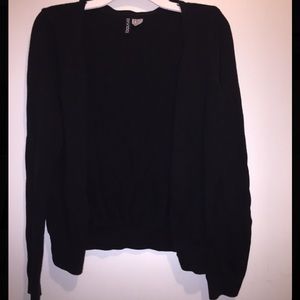 Black cardigan